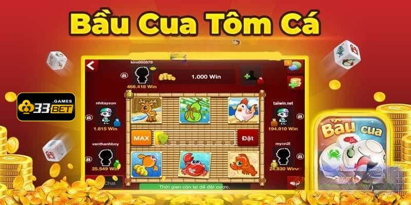 Bầu cua tôm cá là một trong những game truyền thống của Việt Nam